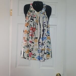 Floral Multicolor Women's Dress